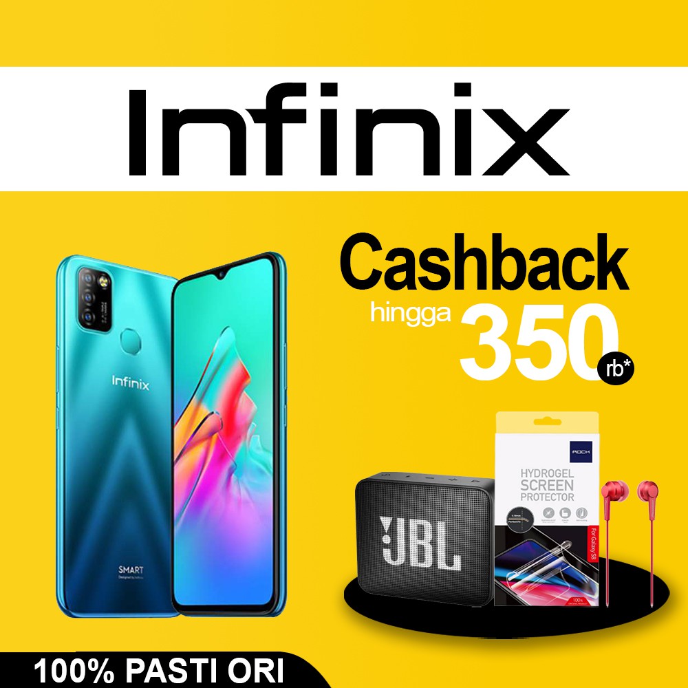 Infinix Smart 5 3GB / 64GB 2GB / 32GB Garansi Resmi Indonesia