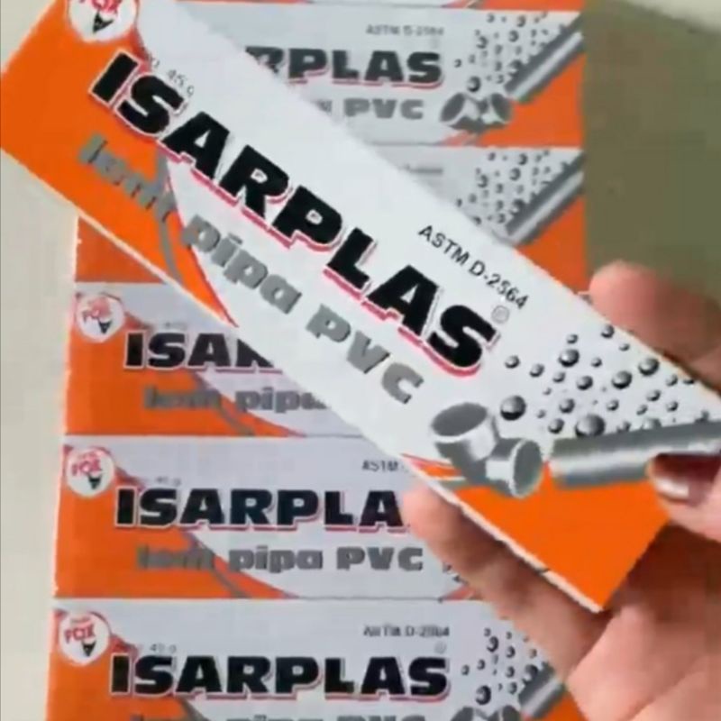 LEM PIPA PVC ISARPLAS 45 gr TUBE / LEM PARALON ISARPLAS 45 gram Grosir