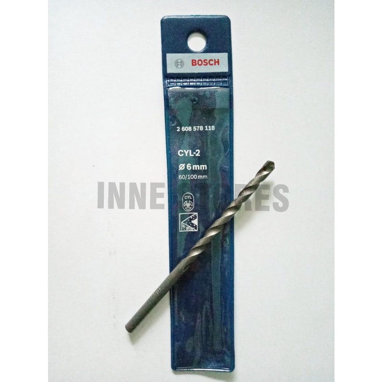 Mata Bor Beton 6mm Bosch Mata Bor Tembok 6 mm
