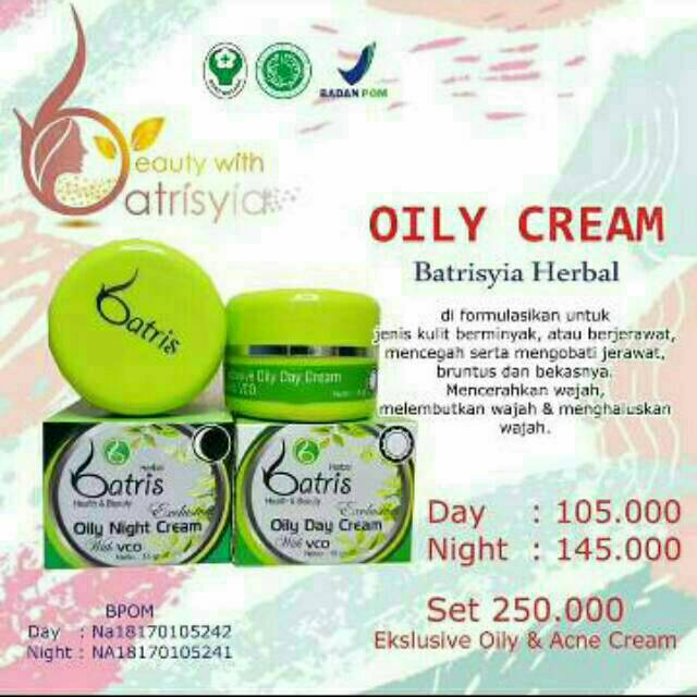 

Cream Oily Batrisyia Herbal Bukittinggi
