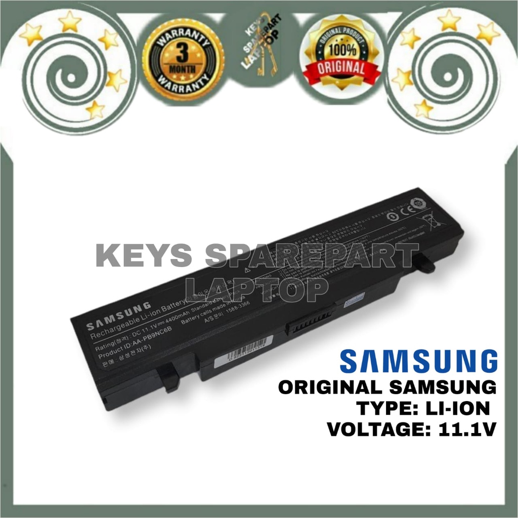 Baterai Battery batre Laptop SAMSUNG NP305 R428 R470 R478 R480 NP355 NP355E4X NP270 NP270E4V NP275 NT270E NP300 AA-PB9NC6B NP355V4X R460 R519 R530 original