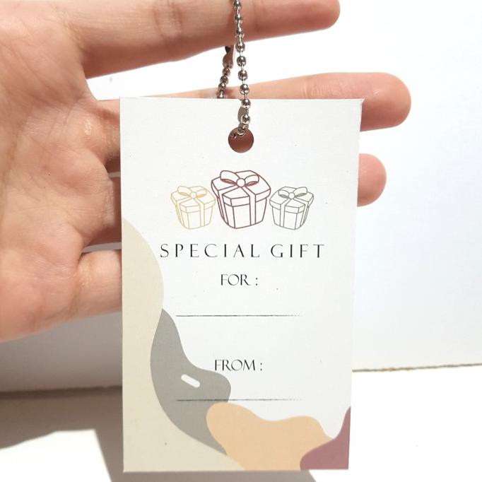 

Kualitas Terbaik] Gift Tag/ Hang Tag/ Kartu Ucapan/ Gantungan Kartu Earth (25 Pcs)