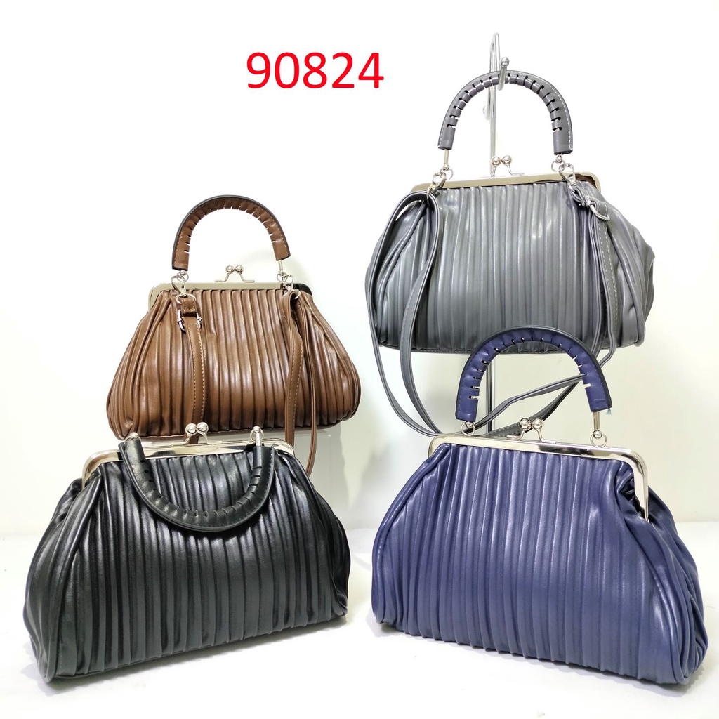 Tas Wanita Import Clutch Pesta Bisa Selempang Handbag Fashion Elegan Kekinian 90824/90828