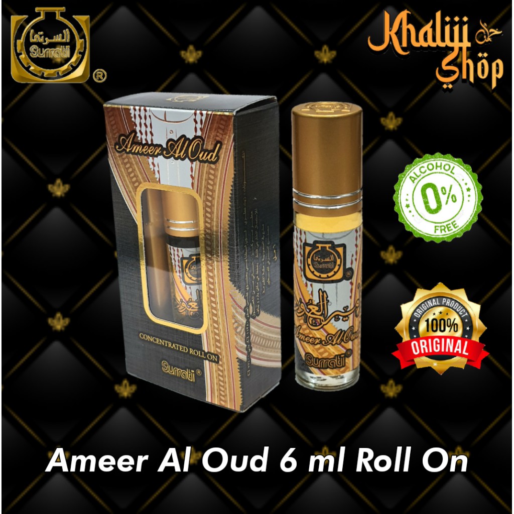 Jual Parfum Surrati AMEER AL OUD 6Ml Roll On Indonesia