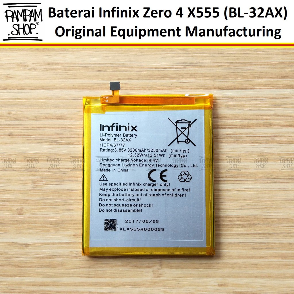 Baterai Handphone Infinix Zero 4 X555 BL-32AX Original OEM Batre Batrai HP BL32AX BL 42AX Ori