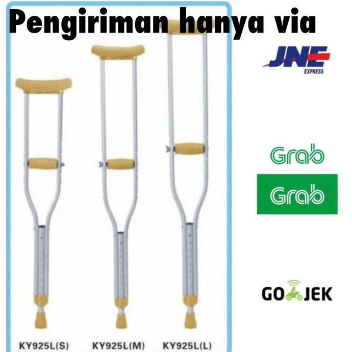 Tongkat ketiak / Tongkat Kaki / Crutch / Kruk Sella (sepasang)