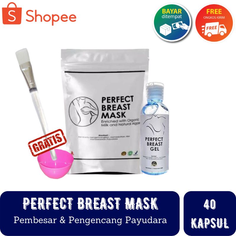 Jual Perfect Breast Mask Original Masker Pembesar Dan Pengencang Payudara Original 40 Masker 40