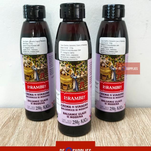 

Balsamic Glaze Of Modena La Rambla 250Gr - Bittersweet Sauce W Vinegar