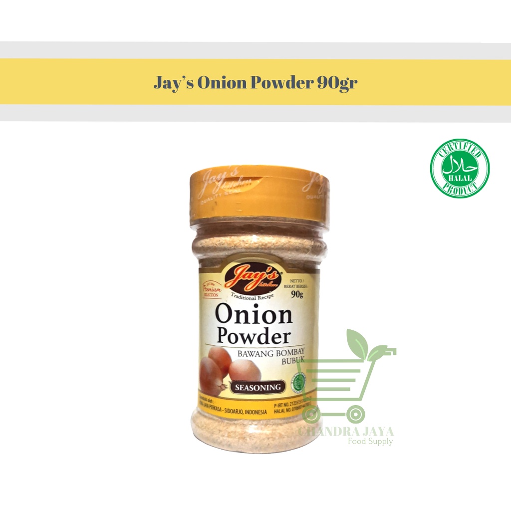 

Jays Onion Powder 90gr - Bawang Bombay Bubuk