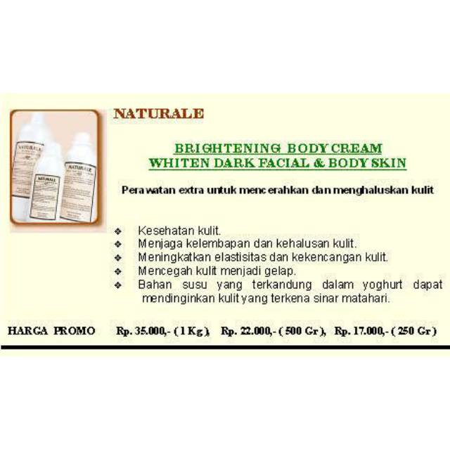 Naturale Bleaching Cream