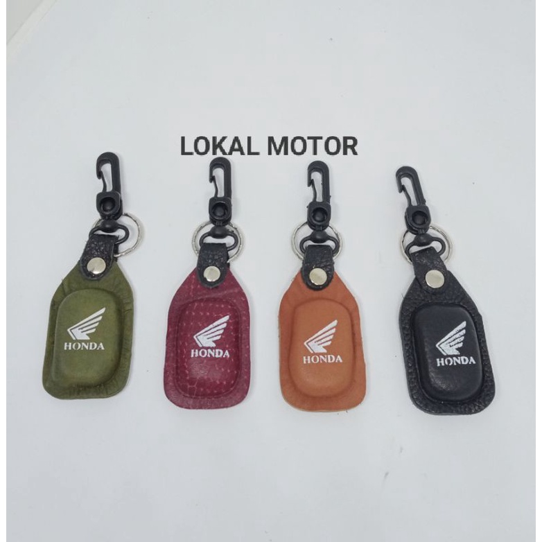 Gantungan kunci keychain asli kulit logo honda adv pcx vario beat