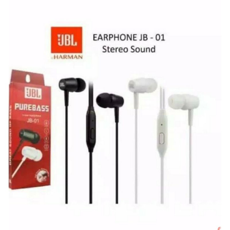HEADSET JBL PURE BASS JBL 01 & JBL 10
