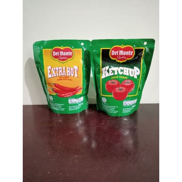 

Saus Del Monte 200 gram , Saus Tomat dan Sambel extra pedas