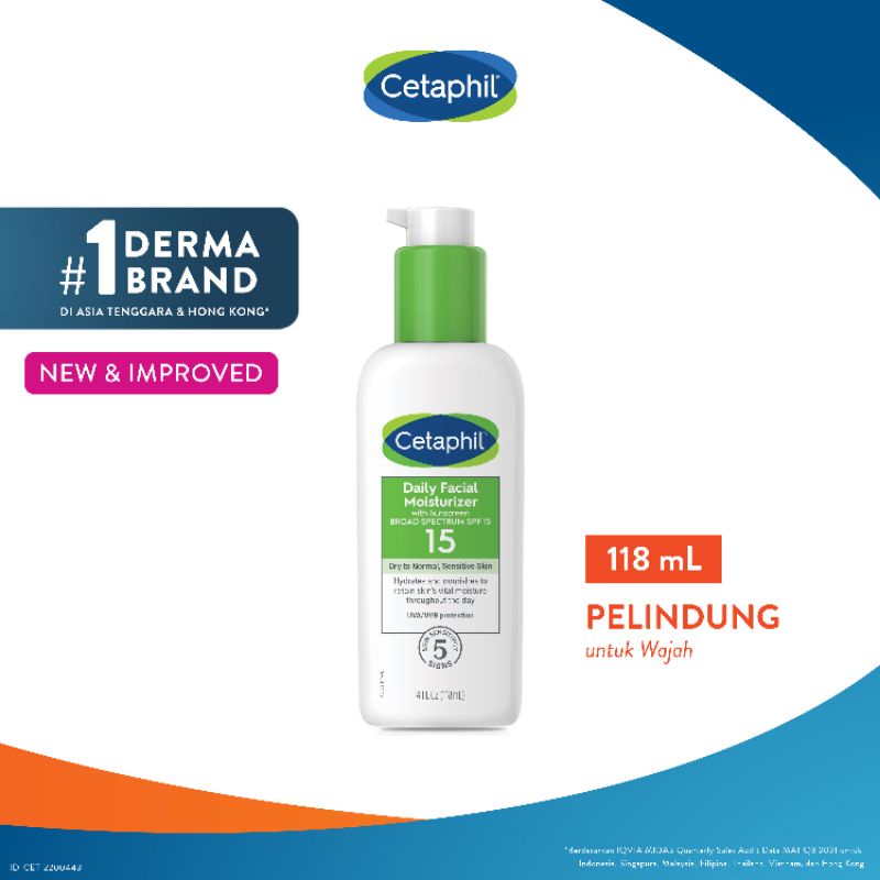 [SALE] CETAPHIL SPF 15 DAILY FACIAL MOISTURIZER LOTION 118 ML 118ML