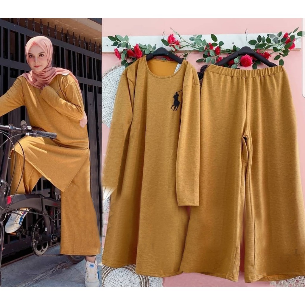 4 UKURAN M L XL XXL SETELAN WANITA SET RHEA DMR