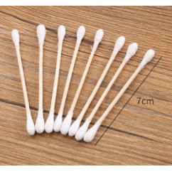 Korek Kuping Bayi isi 200pcs / Pembersih Telinga Anak / Baby Wooden Cotton Buds Eco Friendly / cutton buds isi 200pcs