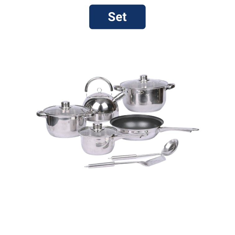 Niko Set Panci Masak 5 + 2 pcs (NK-1112ST)