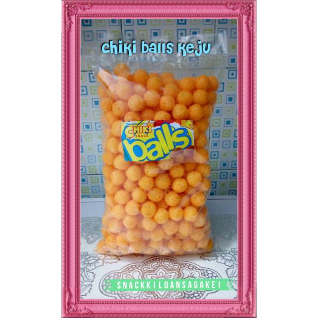 

Chiki Balls Keju 150gr | Snack Kiloan Murah