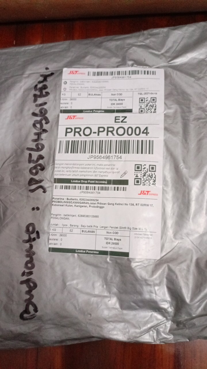 Baju Batik Pria  Lengan Pendek Slimfit Big Size M L Xl Atasan Kemeja Batik Lengan Panjang Original