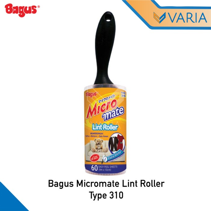 Bagus Micromate Lint Roller Cap Type 310 Pembersih Karpet Jok Pakaian