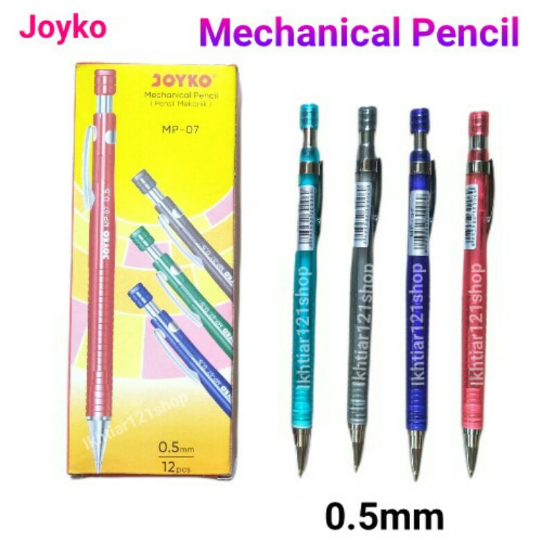 

Pensil Mekanik 0.5mm/Mechanical Pencil 0.5mm Joyko Per Pcs