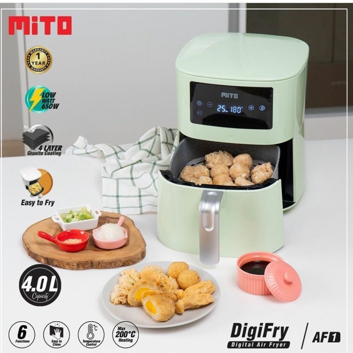 MITO DIGITAL AIR FRYER LOW WATT AF1 4 LITER ORIGINAL MITO DIGIFRY AF1