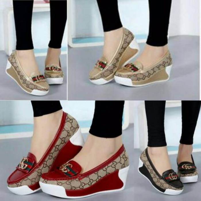 SEPATU HIGH CHUNKY HEELS 9CM 9CM HITAM BLACK GLOSSY GLOSY KERJA KANTOR FORMAL PESTA HAK LEBAR L37