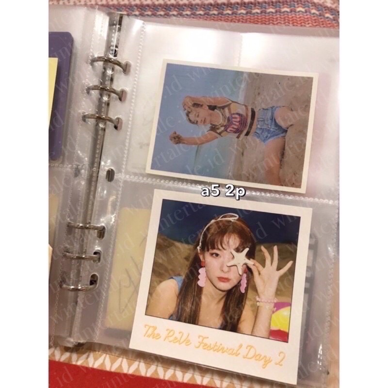 [Ready] Sleeve Photocard K-pop BAMBI ukuran MPC A5 2p 2 pocket untuk binder A5 2 ring, 3 ring, 6 rin