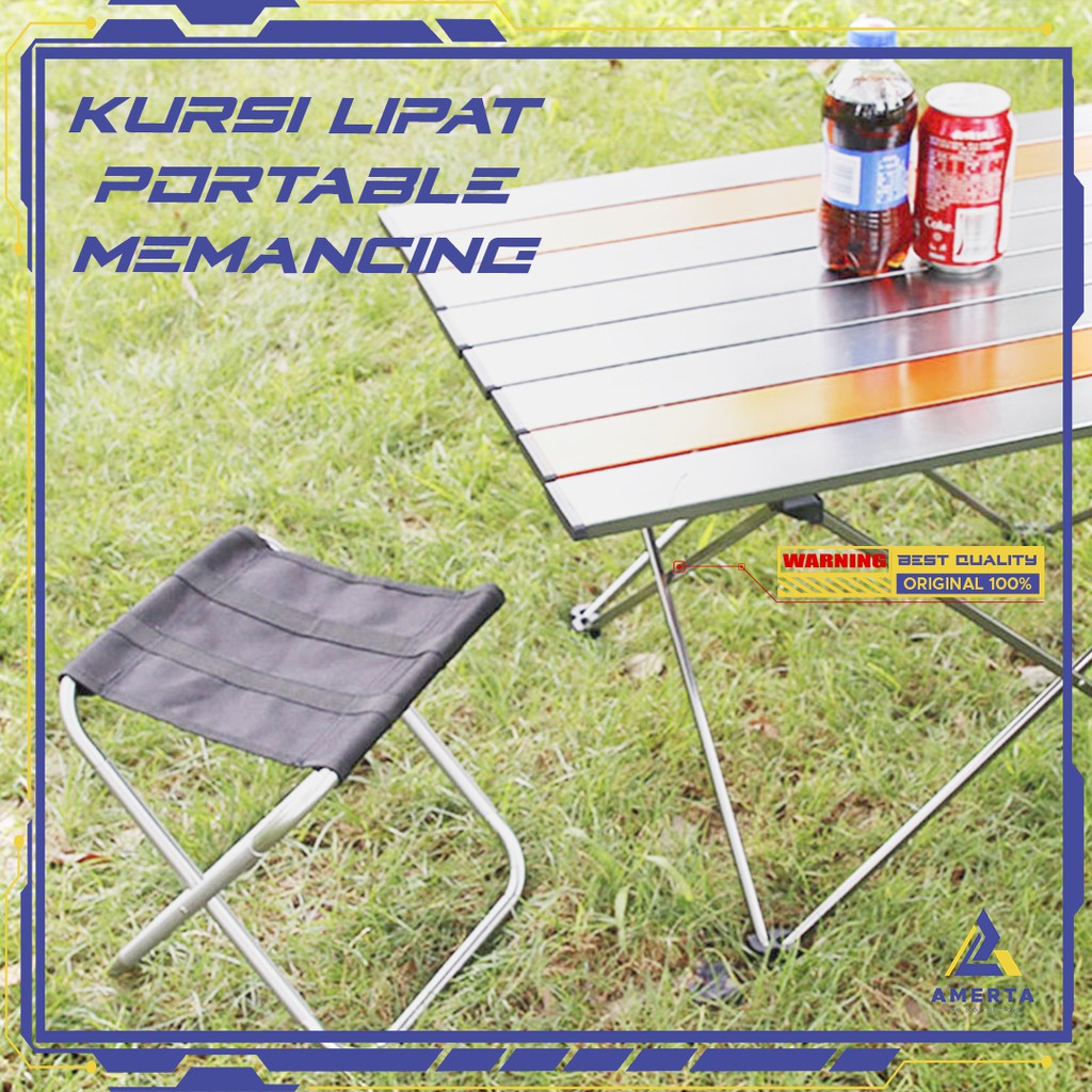 TaffSPORT Kursi Lipat Portable Memancing Outdoor Fishing Chair