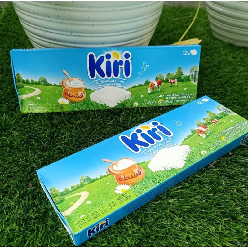 

Keju Impor Arab Saudi merk KIRI ISI 12 PCS berat 216 gram