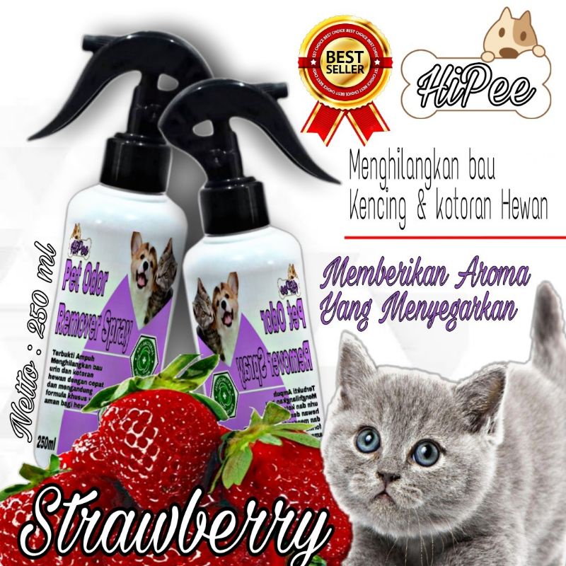 PET ODOR REMOVER SPRAY/PENGHILANG BAU URINE DAN KOTORAN HEWAN/PEMBERSIH KANDANG/PEMBERSIH LITTER BOX/PEMBASMI KUMAN DAN BAKTERI/PENGHILANG BAU DI LITTER BOX/PENGHILANG BAU ALAS KANDANG/ PENGHILANG BAU KOTORAN DI PASIR KUCING , SOFA , LANTAI,KARPET 250 ml