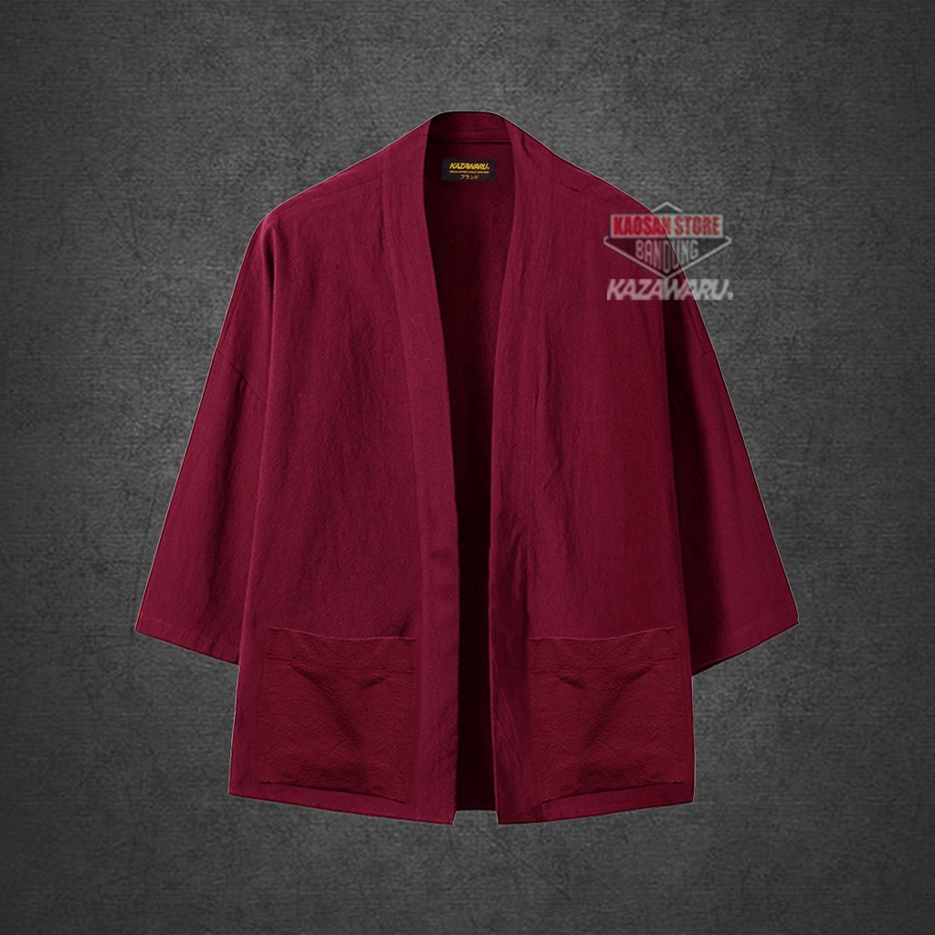 KAZAWARU - Outer Kimono Pria | Outer Kimono Wanita | Outer Kimono Unisex Katun Premium