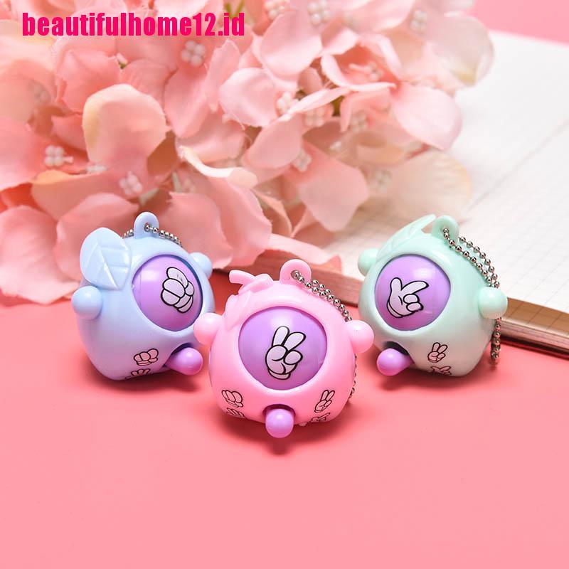 【beautifulhome12.id】Mini Fair Finger-guessing Game Rock Paper Scissors Play Toy Round Egg Delicate