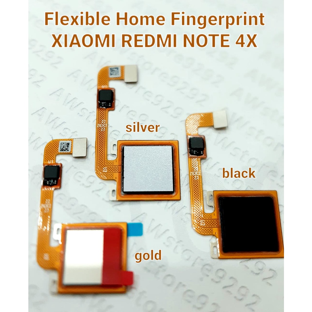 Flexible Home Button Tombol Home Fingerprint XIAOMI REDMI NOTE 4X