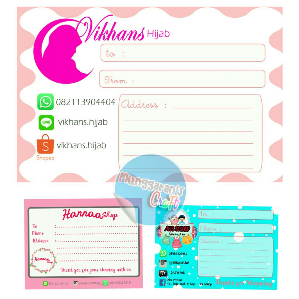 

Cetak label pengiriman 1 HVS isi 8,4,2 Tanpa minimal order/label sticker