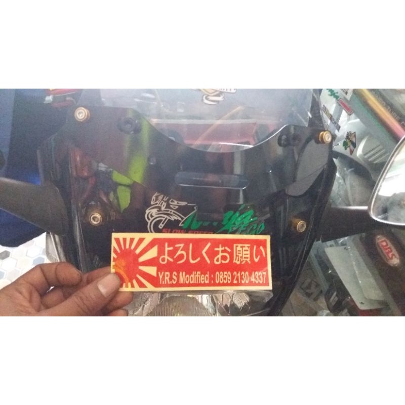 Bracket plat Nomer depan Ninja SSR