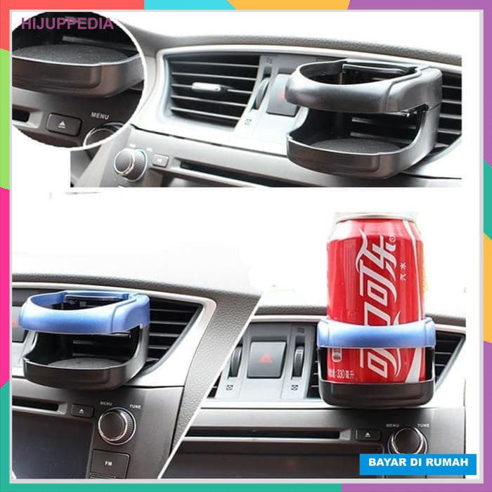 Car Air Vent Drink Holder Pegangan Tempat Minum Kaleng Botol Ac Mobil