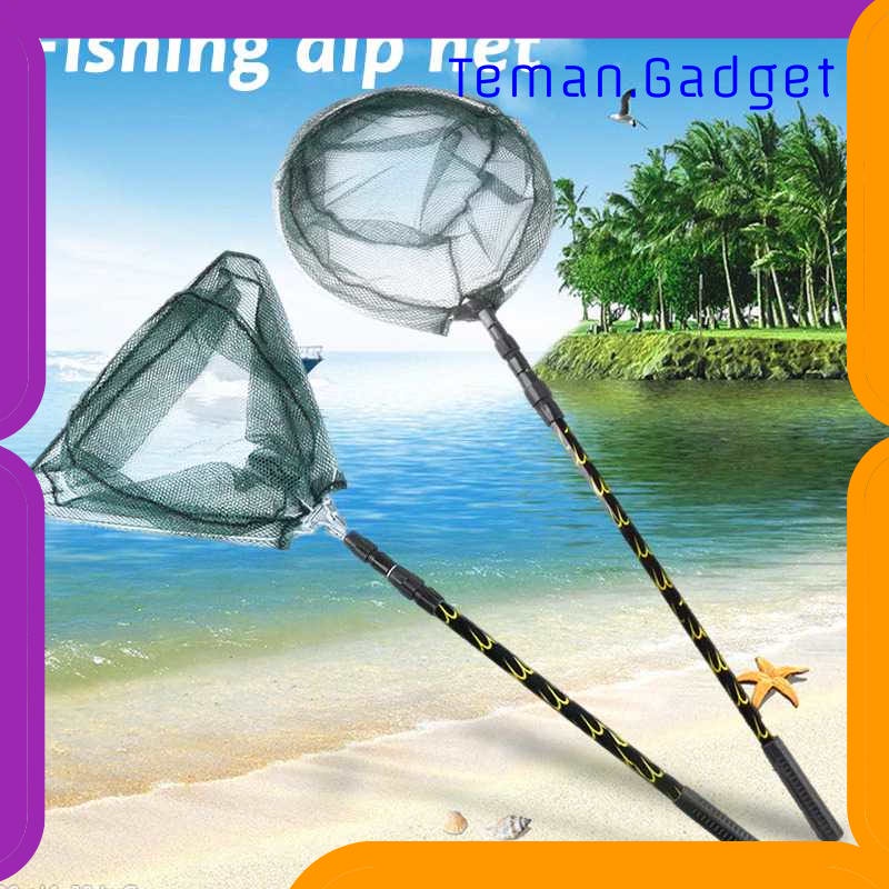 TG-IF307 GMARTY JARING PANCING PENANGKAP IKAN TRIANGLE SHAPE WITH ROD 1.5M