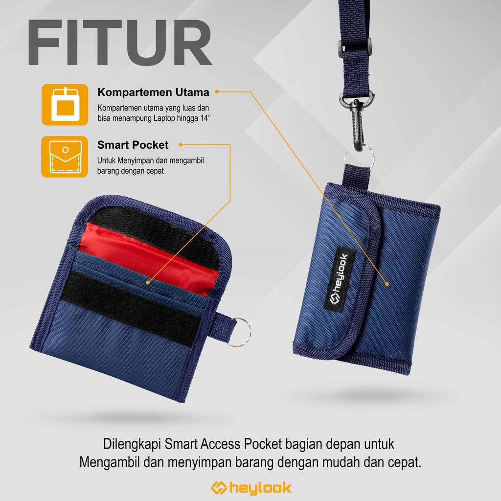 HEYLOOK Project  - Sling Pouch YUJI Pouch Wallet Dompet Koin Dompet Kartu Coin