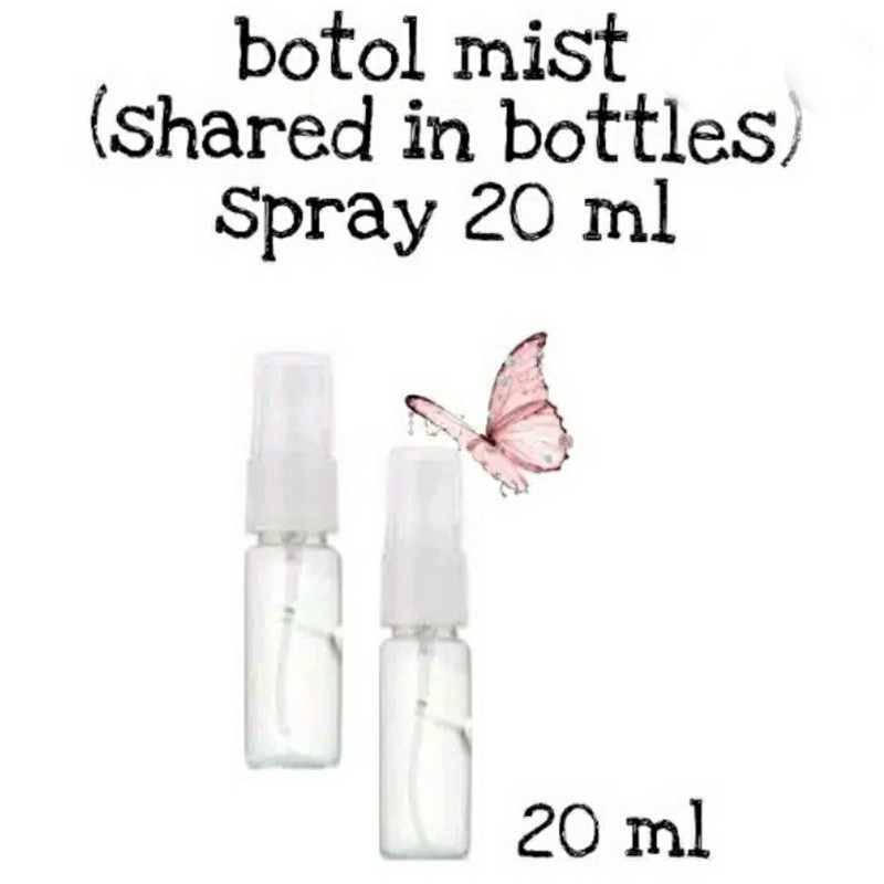 BOTOL KOSONG (SHARE IN BOTTLE) SPRAY 20 ML