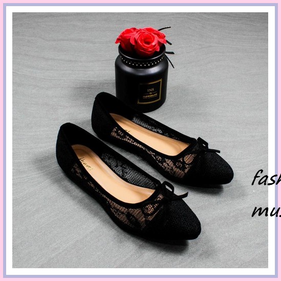 Khoroso Flatshoes Wanita - Flatshoes Korea Murah - Flatshoes Murah - Flatshoes Polos Heaves - Flat S