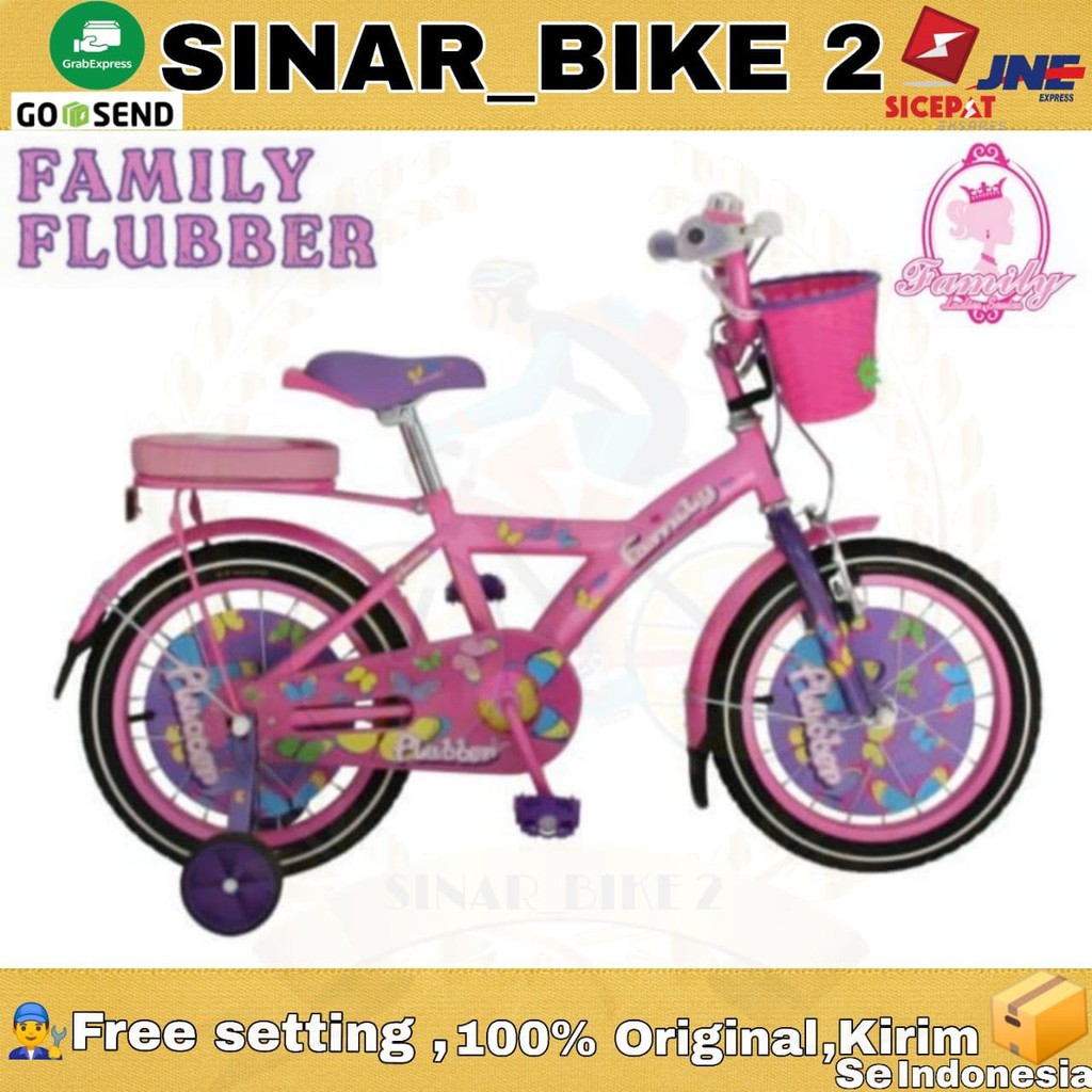 Sepeda Anak Perempuan FAMILY Flubber 16Inch