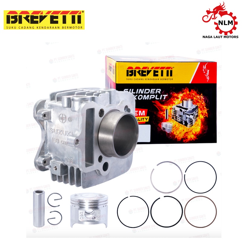 Brevetti Silinder Blok Seher dan Piston Smash 110