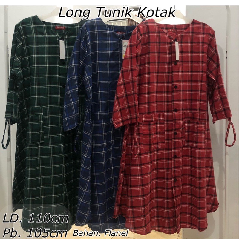 Long Tunik KOTAK JUMBO | Big Size