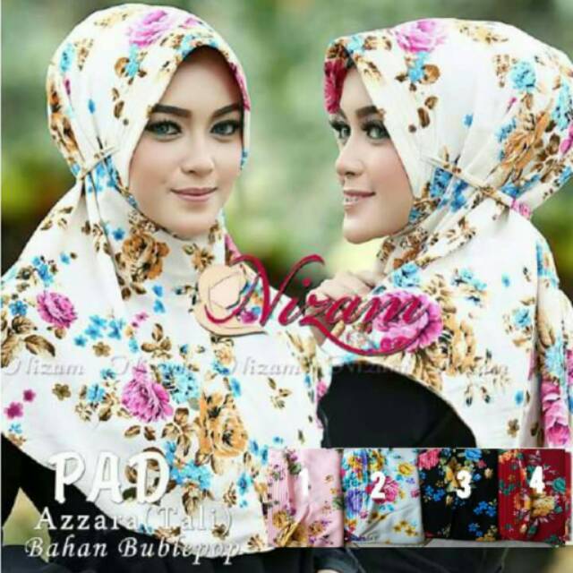 Jilbab Pad Azzara by Nizam