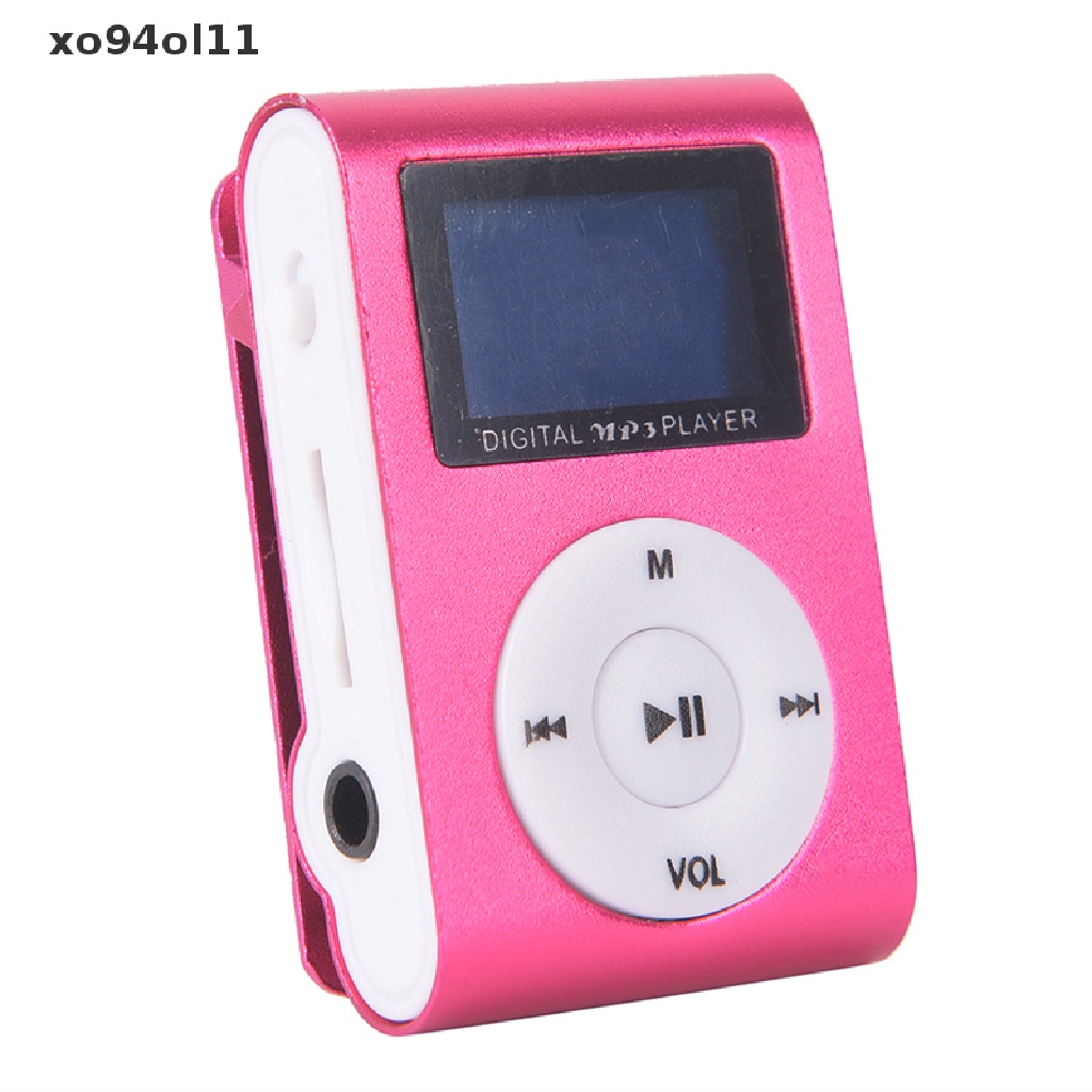 (hotsale) Mp3 Player Digital Mini Portabel Dengan Layar LCD Mendukung Kartu Mikro SD TF 32GB