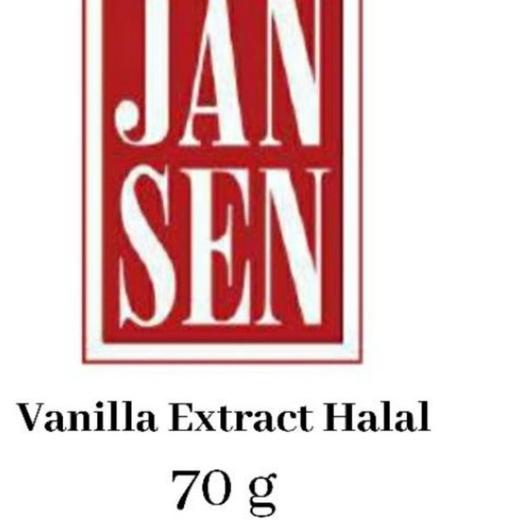 

Miliki Jansen Vanilla Extract Halal / Vanila Ekstrak / Pasta Vanila Extra Fine kemasan 70 dan 50 gram