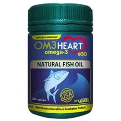 (DIJAMIN MASIH SEGEL+ORIGINAL) Omeheart 60 Kapsul Omega 3 Isi 60 Ome Heart Omega 3 60 Kapsul Vitamin