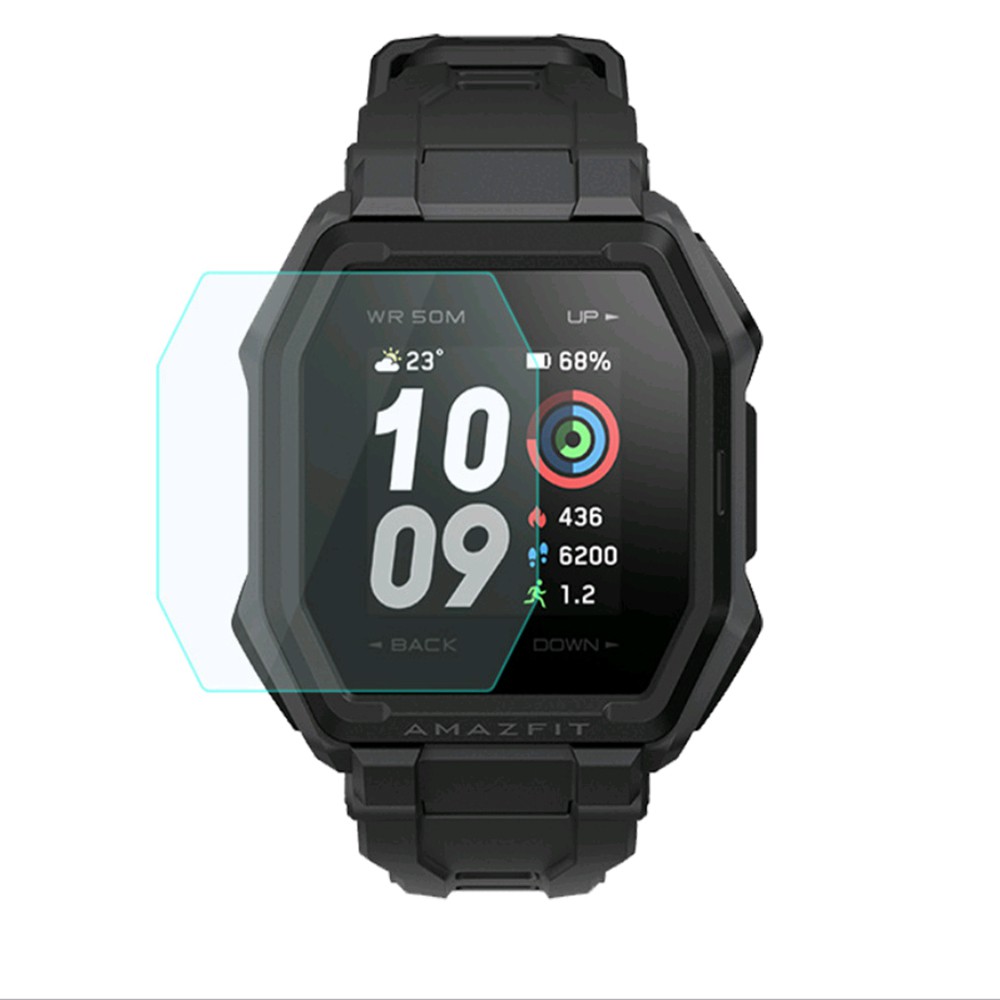 Pelindung Layar Tempered Glass Hd Anti Gores Untuk Smartwatch Xiaomi Huami Amazfit Ares