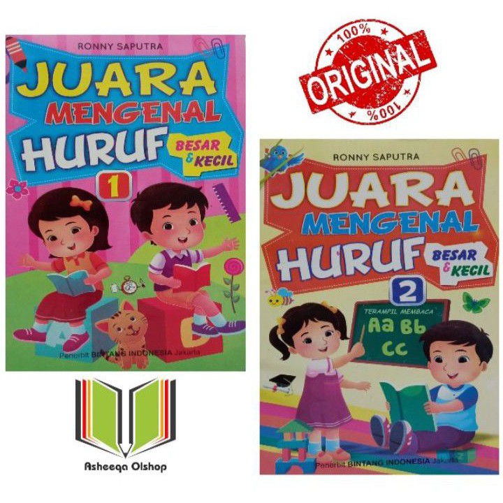 Buku Juara Mengenal Huruf 1 &amp; 2